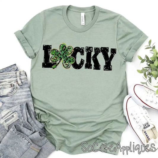 LUCKY with leopard clover B