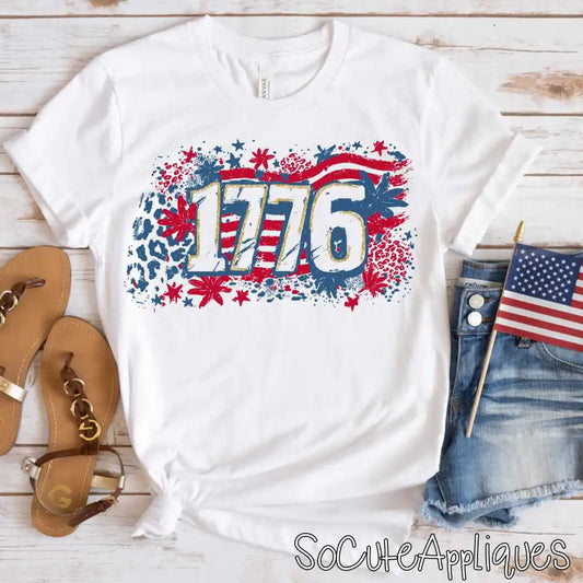 1776 flower and leopard