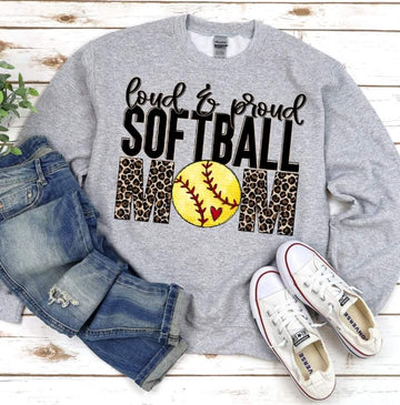 Loud and proud softball mom