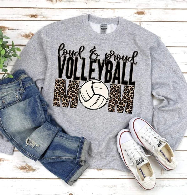 Loud and proud volleyball mom