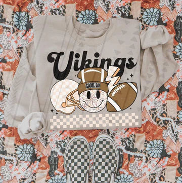 Vikings football retro