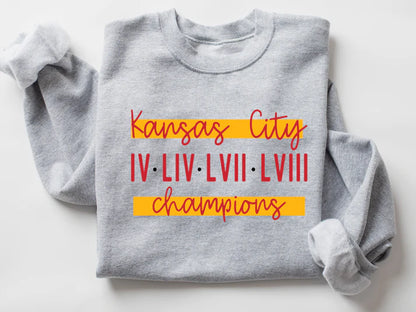 Kansas City Champions with years