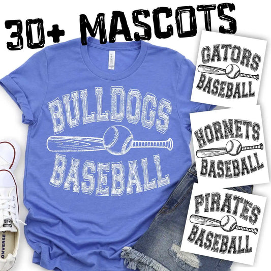 Baseball Mascot arched single bat