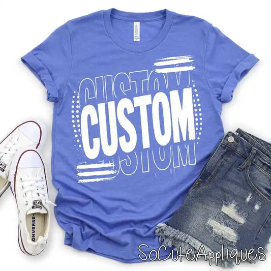 CUSTOM MASCOT layered stripes