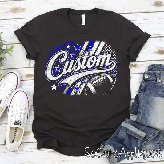 CUSTOM MASCOT football retro