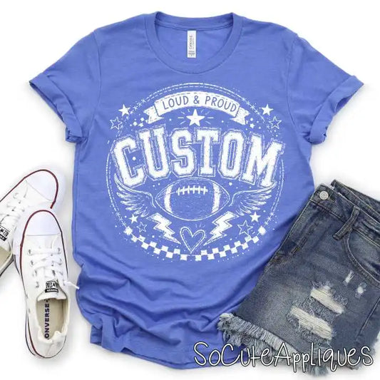 CUSTOM MASCOT circle wings