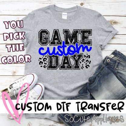 CUSTOM NAME* Game Day