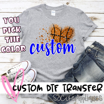 Messy Basketball heart