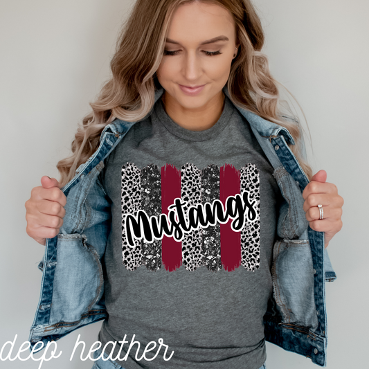 Mustangs brushtroke