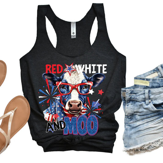 Red white and moo