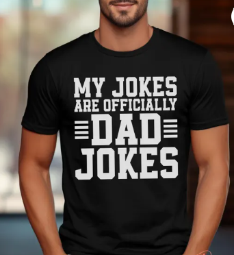 My jokes are officially dad jokes
