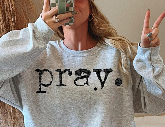 Pray Typography