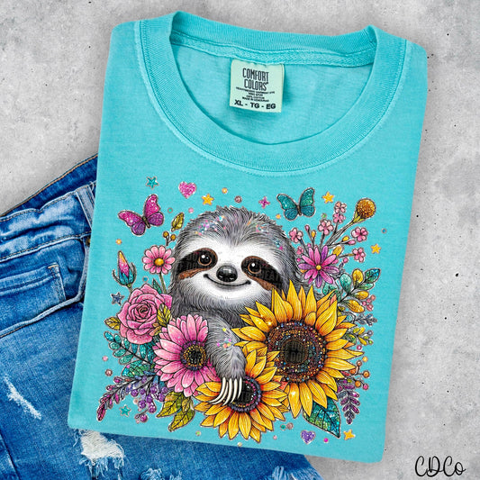 Sloth sunflowers