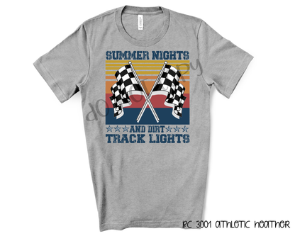 Summer nights and dirt track lights
