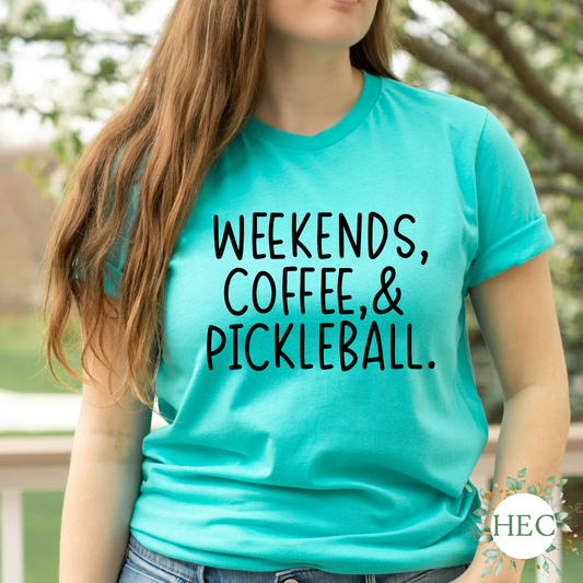 Weekends coffee and pickleball