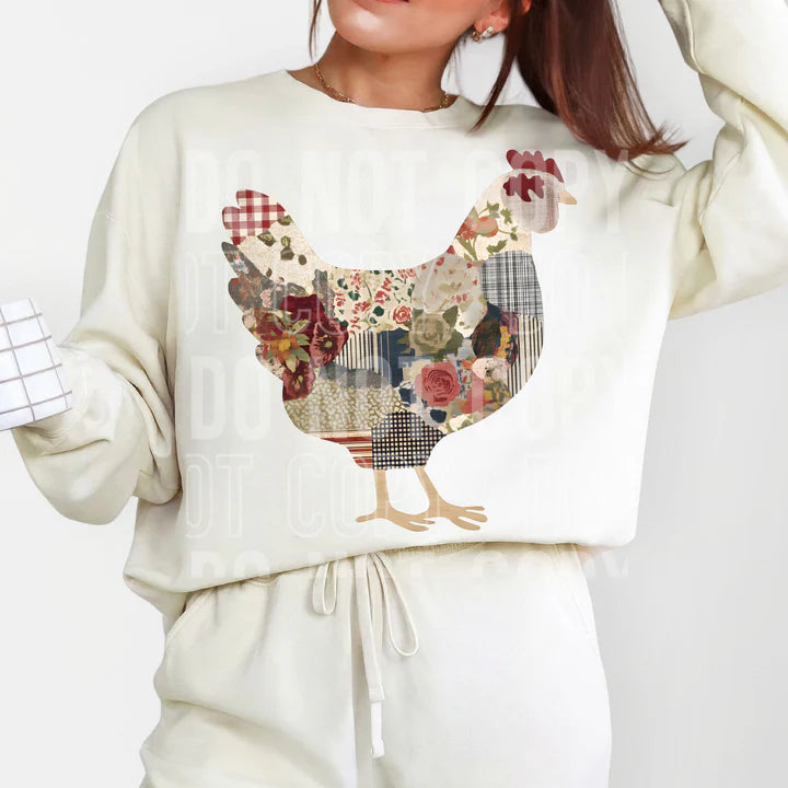 Vintage Patch Chicken