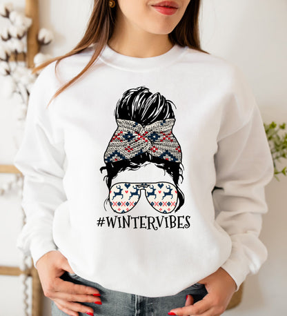 Winter vibes messy bun