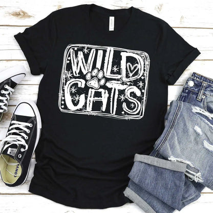 Wildcats graffiti letters
