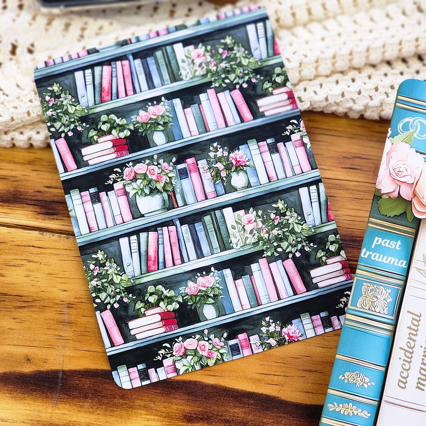 Kindle Cardstock Insert Print: Bookshelf Dreams: Bookshelf / Kindle Paperwhite 11th Generation (2021) 4.9x6.8"