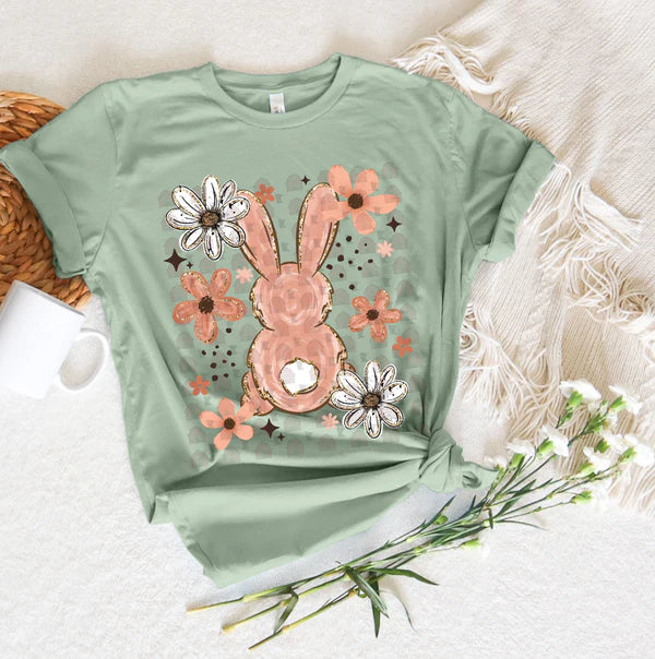 Blush Floral Bunny