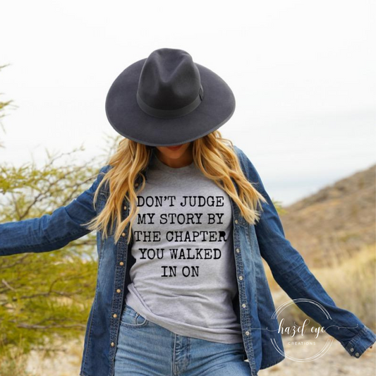Don't judge my story