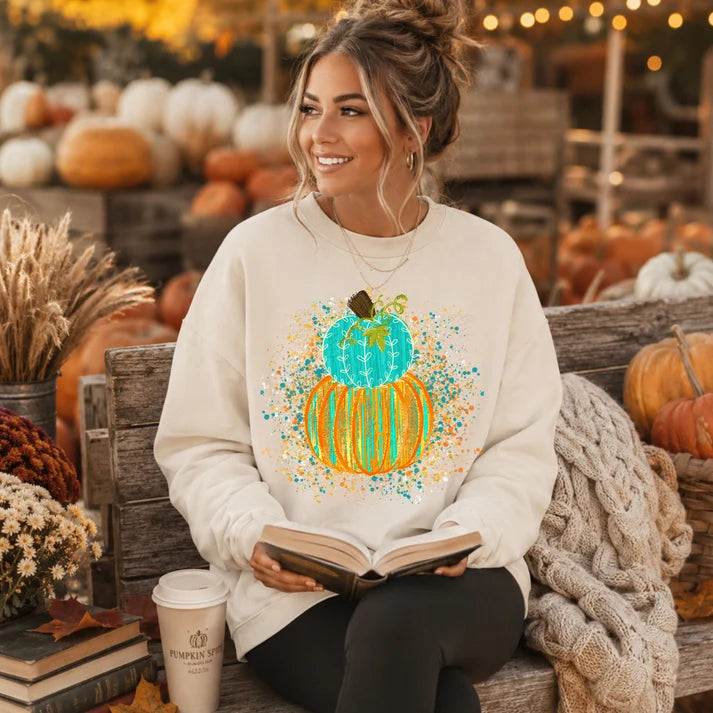Duo Pumpkin Splatter
