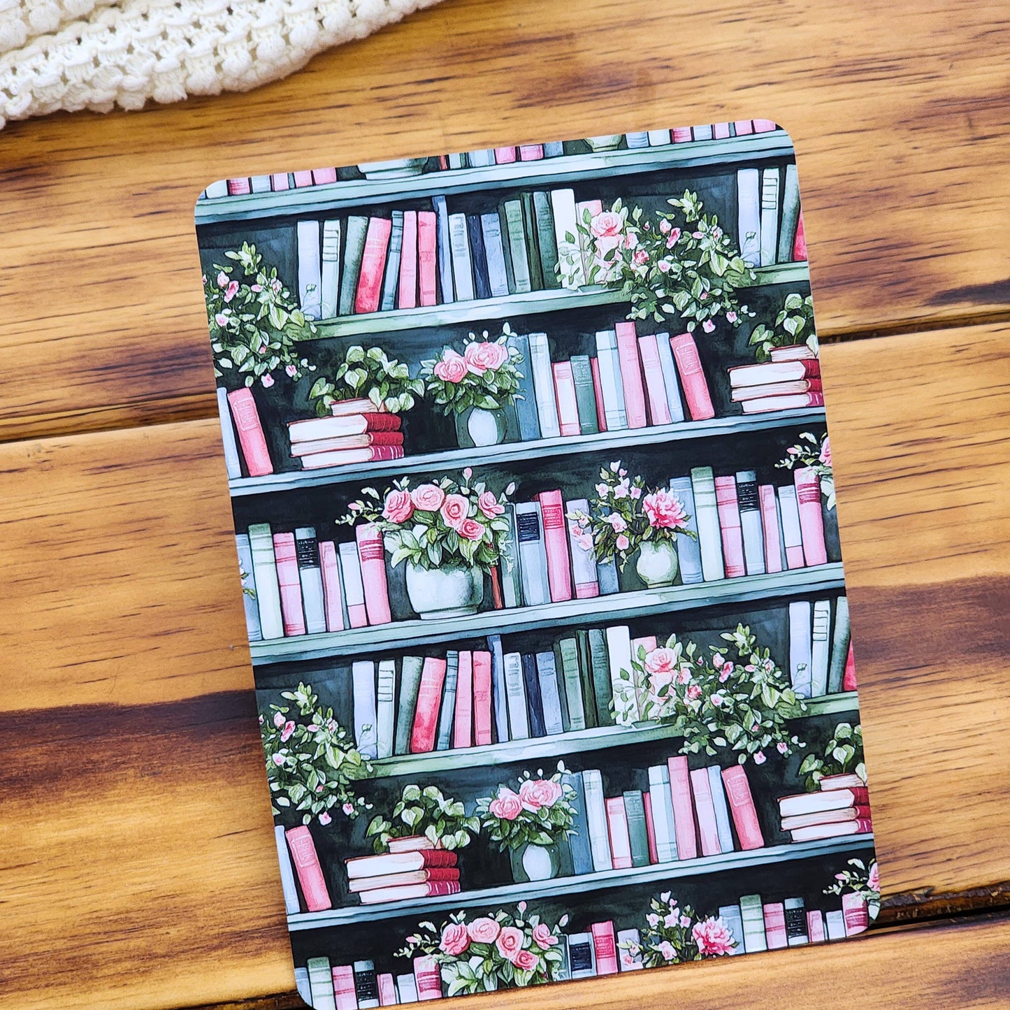 Kindle Cardstock Insert Print: Bookshelf Dreams: Bookshelf / Kindle Paperwhite 11th Generation (2021) 4.9x6.8"