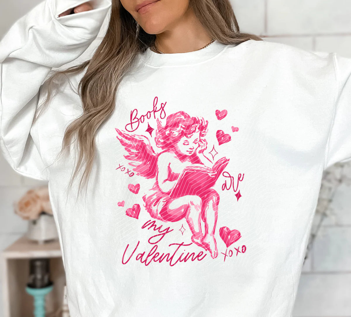 Books are My Valentine Angel