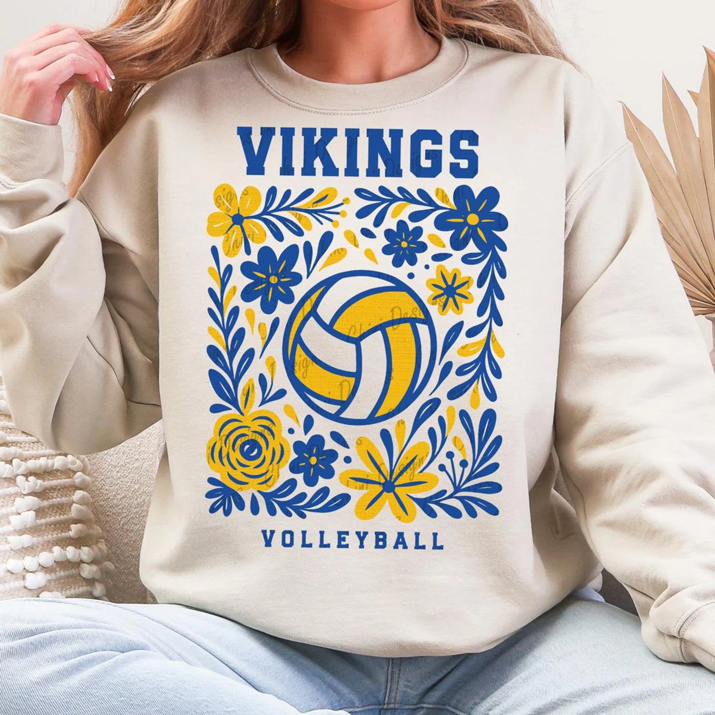 Floral Volleyball