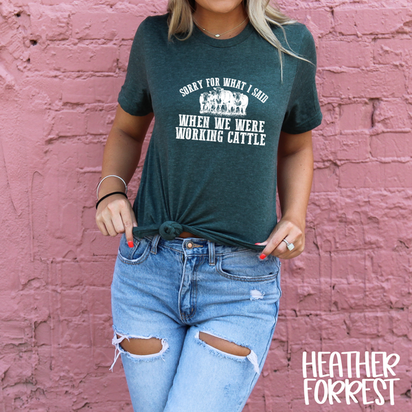 Sorry for what I said