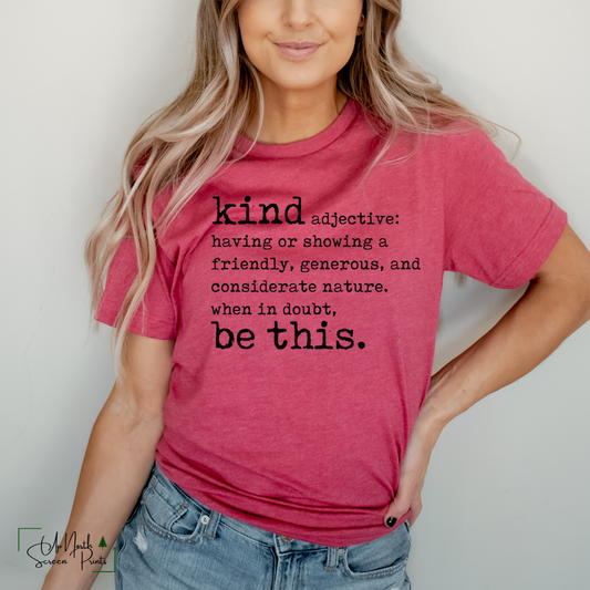 Be kind