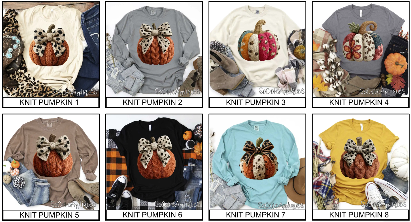 Knit Pumpkins
