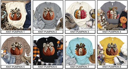 Knit Pumpkins