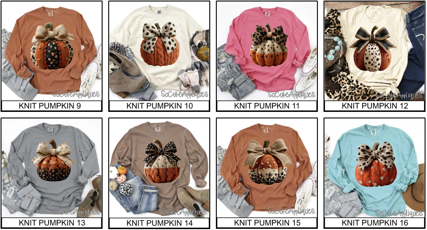 Knit Pumpkins