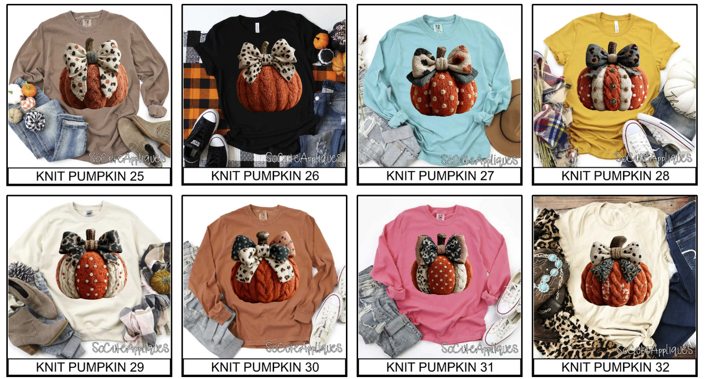 Knit Pumpkins