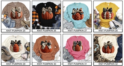 Knit Pumpkins