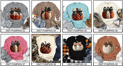 Knit Pumpkins