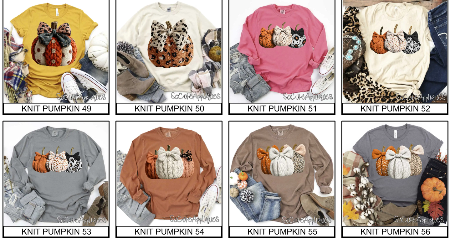 Knit Pumpkins