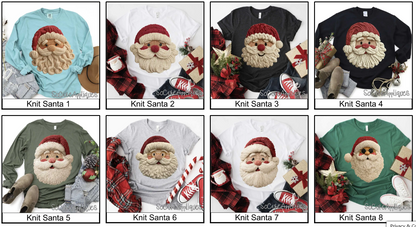 Knit Santas
