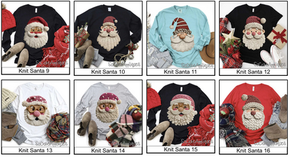 Knit Santas
