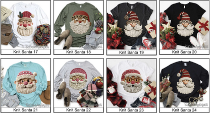 Knit Santas