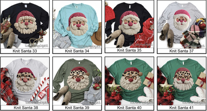 Knit Santas