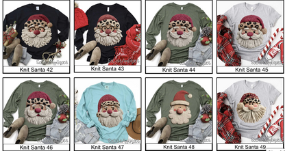 Knit Santas