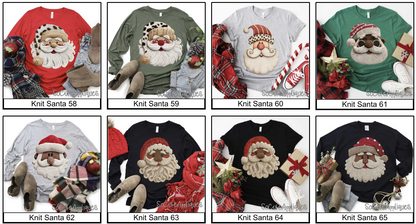 Knit Santas
