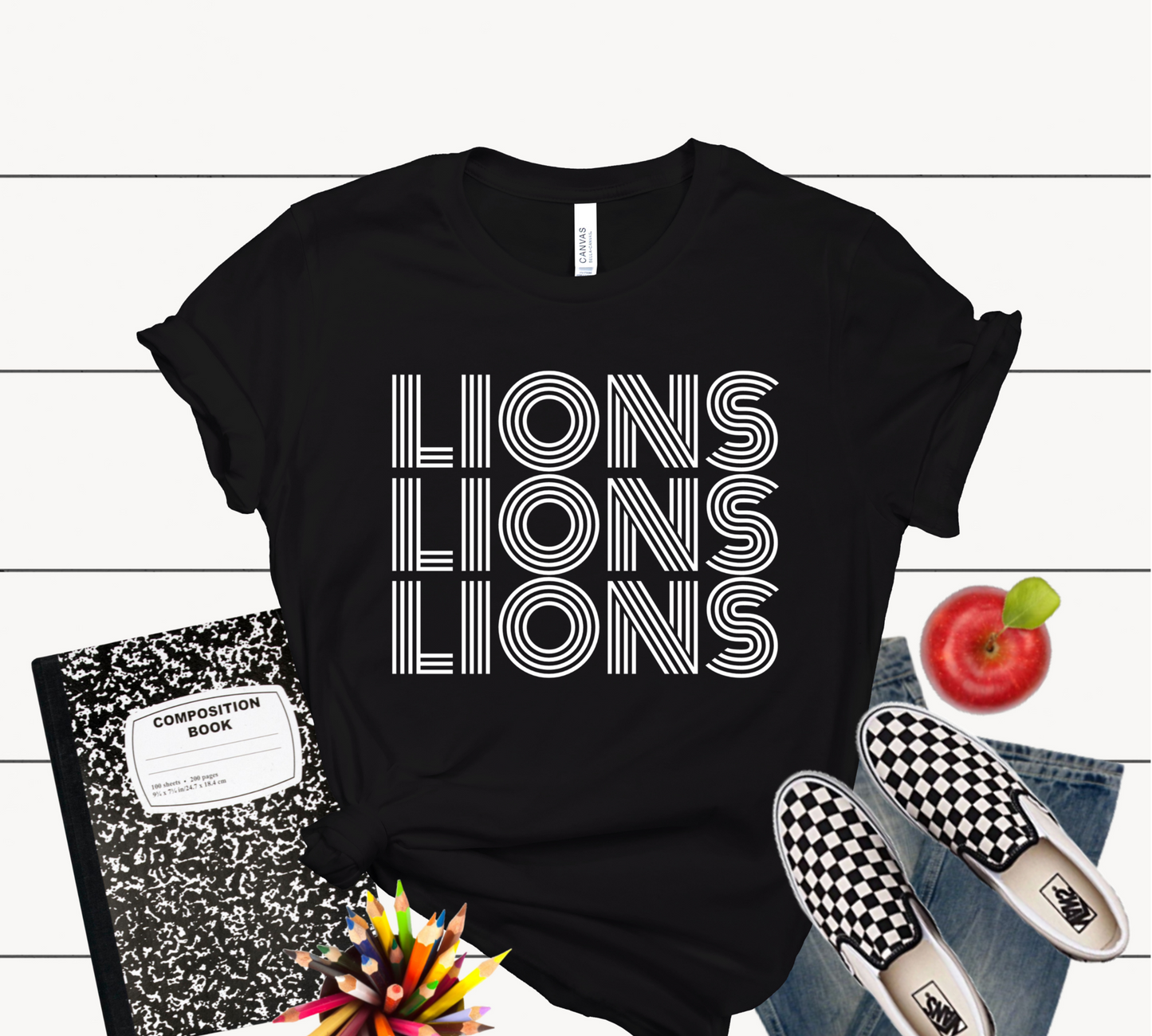 Lions stacked