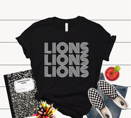 Lions stacked