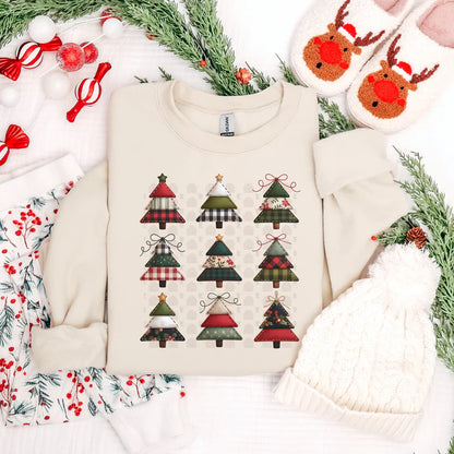 Patchwork Christmas Tree Collage