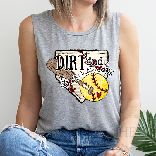 Dirt and diamonds - softball