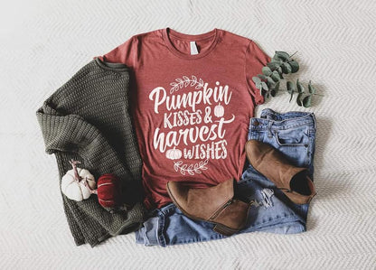 Pumpkin kisses harvest wishes