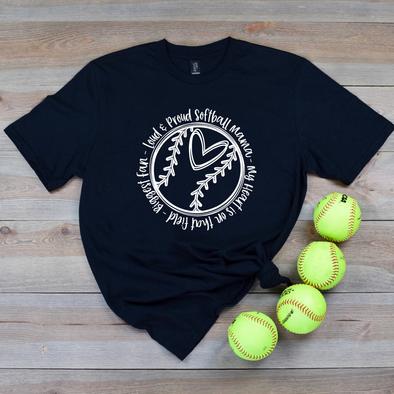 Loud and proud softball mama